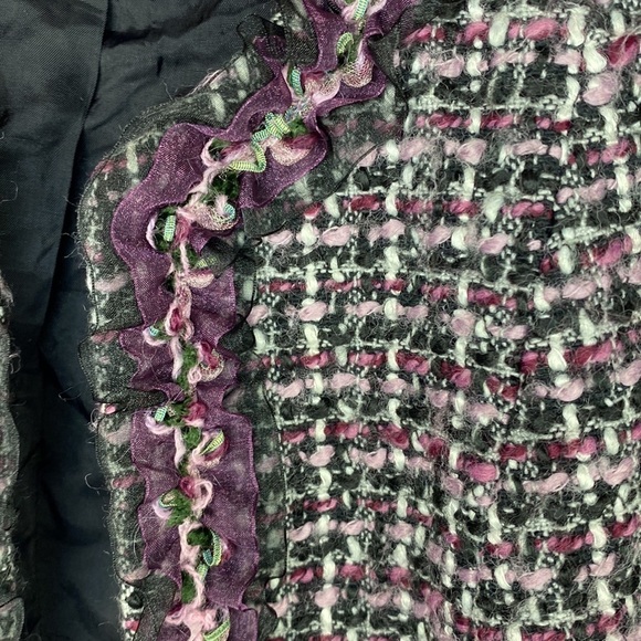 Mac & Jac Tweed Jacket- XS - Picture 3 of 11